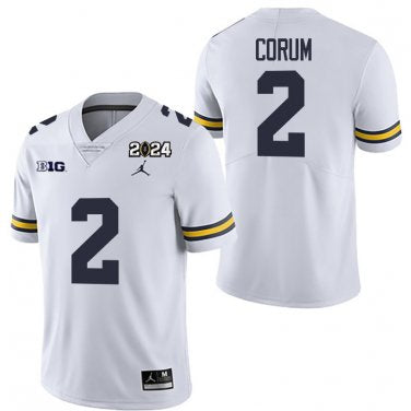 Blake Corum White 2024 Michigan Jersey