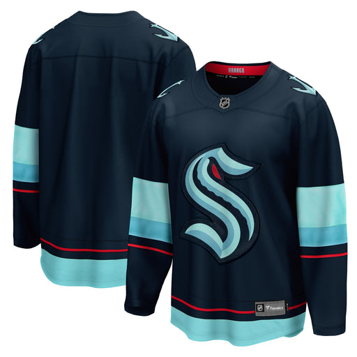 Seattle Kraken Fanatics Home Breakaway Jersey - Deep Sea Blue