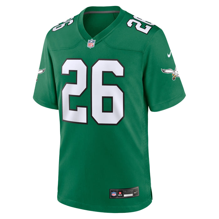 Saquon Barkley Philadelphia Eagles Nike Alternate Game Jersey - Kelly Green