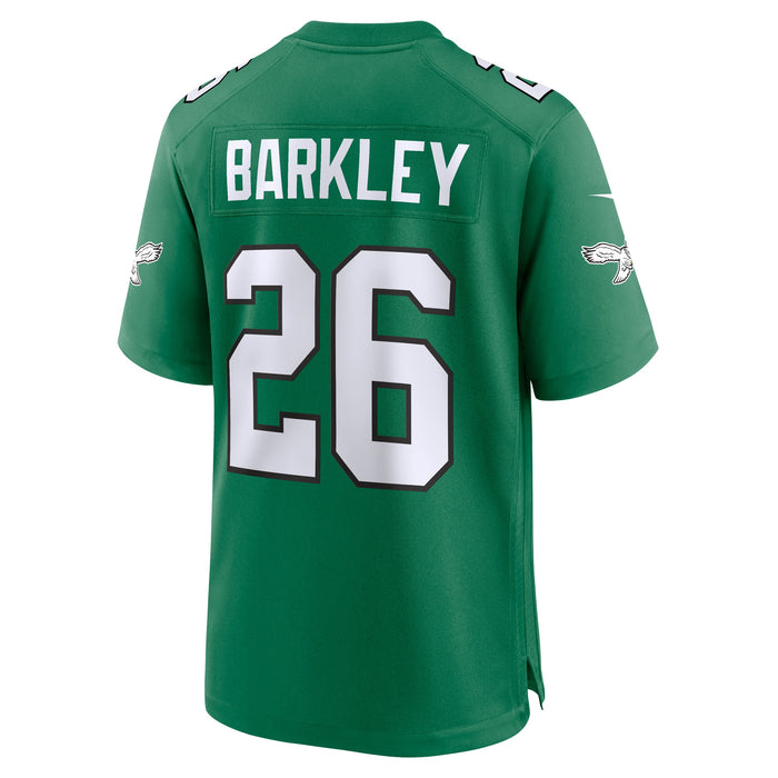 Saquon Barkley Philadelphia Eagles Nike Alternate Game Jersey - Kelly Green