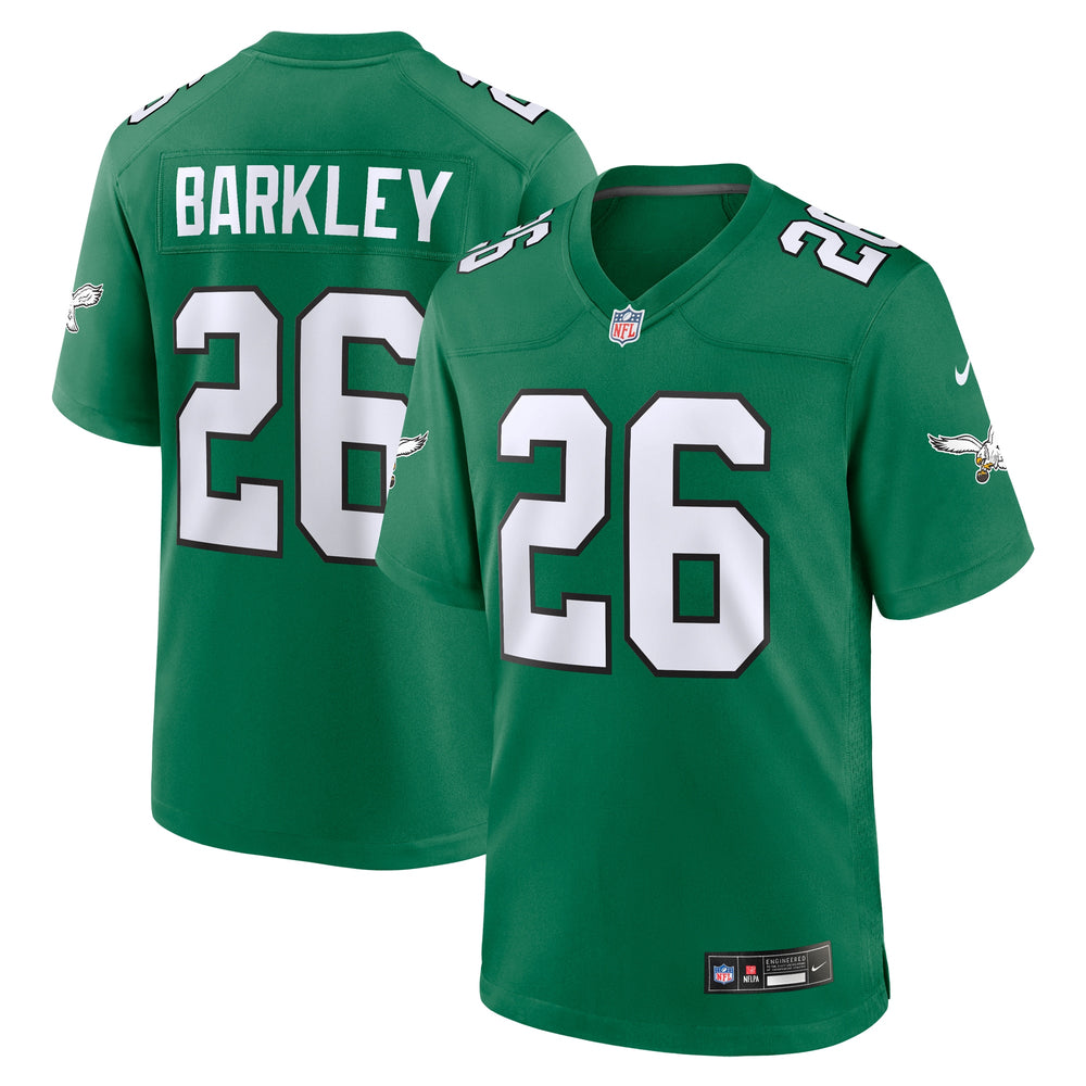 Saquon Barkley Philadelphia Eagles Nike Alternate Game Jersey - Kelly Green