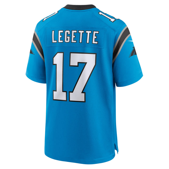 Xavier Legette Carolina Panthers Nike Alternate Game Jersey - Blue